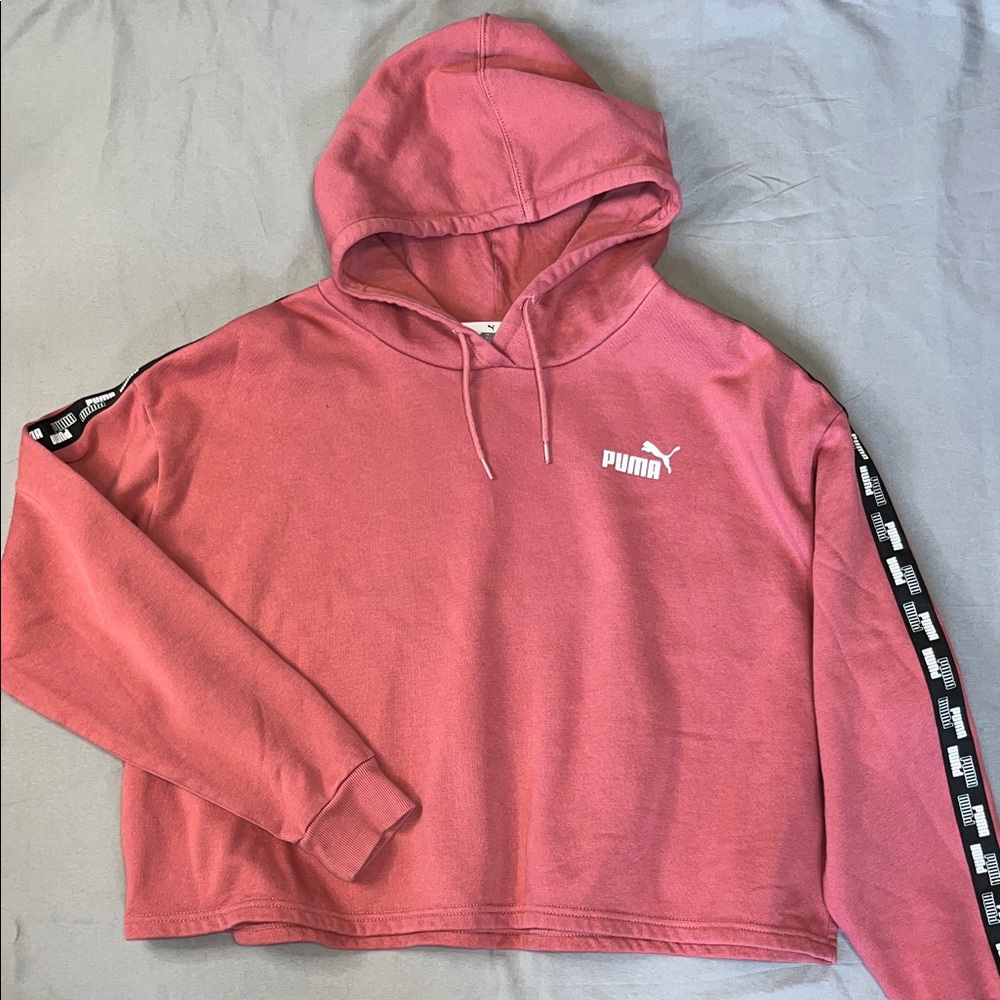 PUMA Women's Cropped Hoodie with Logo XL